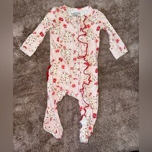 Caden Lane Christmas 0-3 months Very Merry Pink Trees